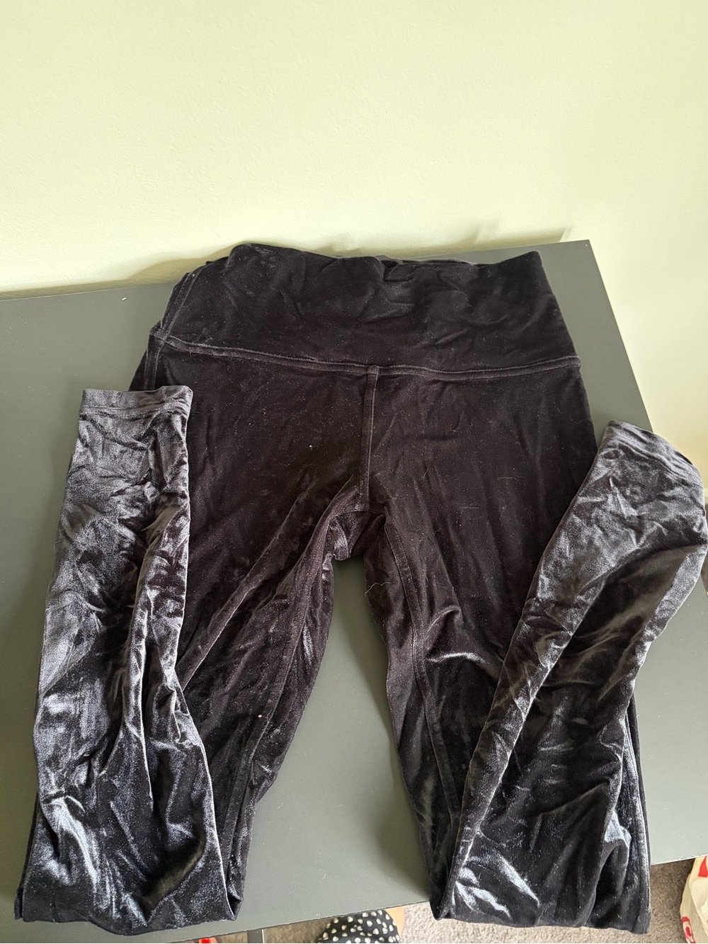 lululemon athletica Black Velvet Leggings